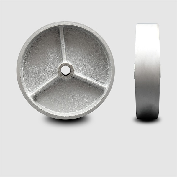 SCC - 5" Semi Steel Cast Iron Wheel Only - 3/8" Bore - 400 lbs Capacity